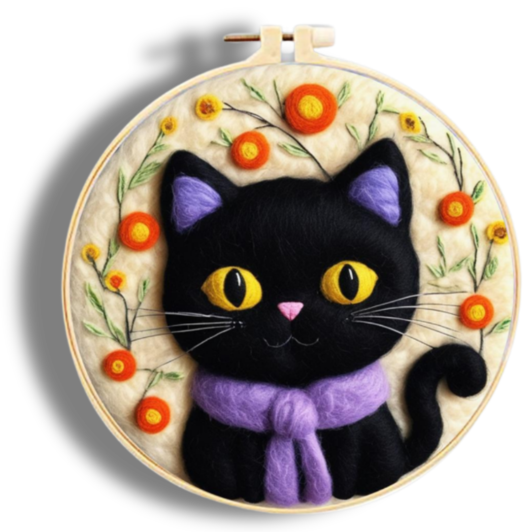 Комплект за рисуване с вълна (felting)