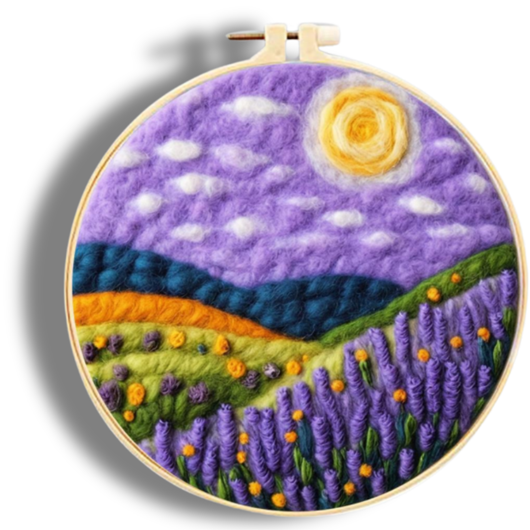 Комплект за рисуване с вълна (felting)