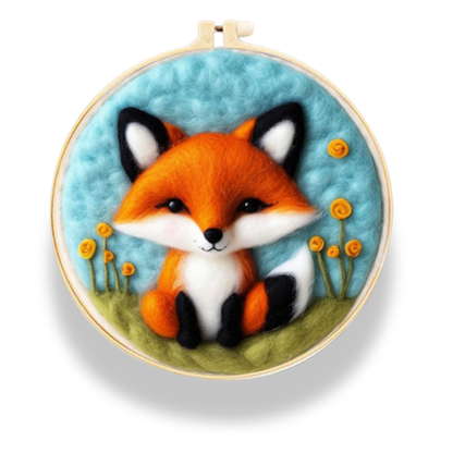 Комплект за рисуване с вълна (felting)