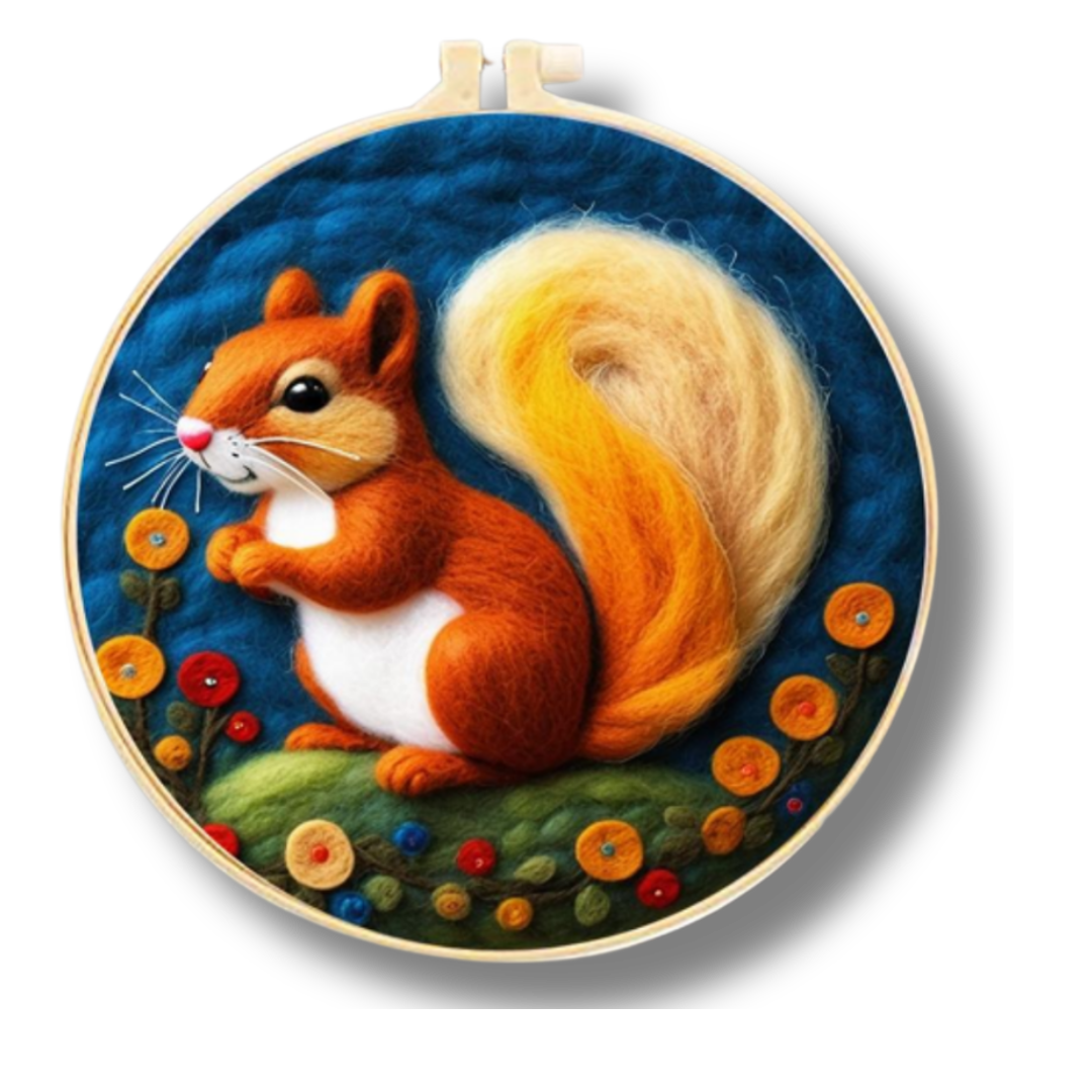 Комплект за рисуване с вълна (felting)