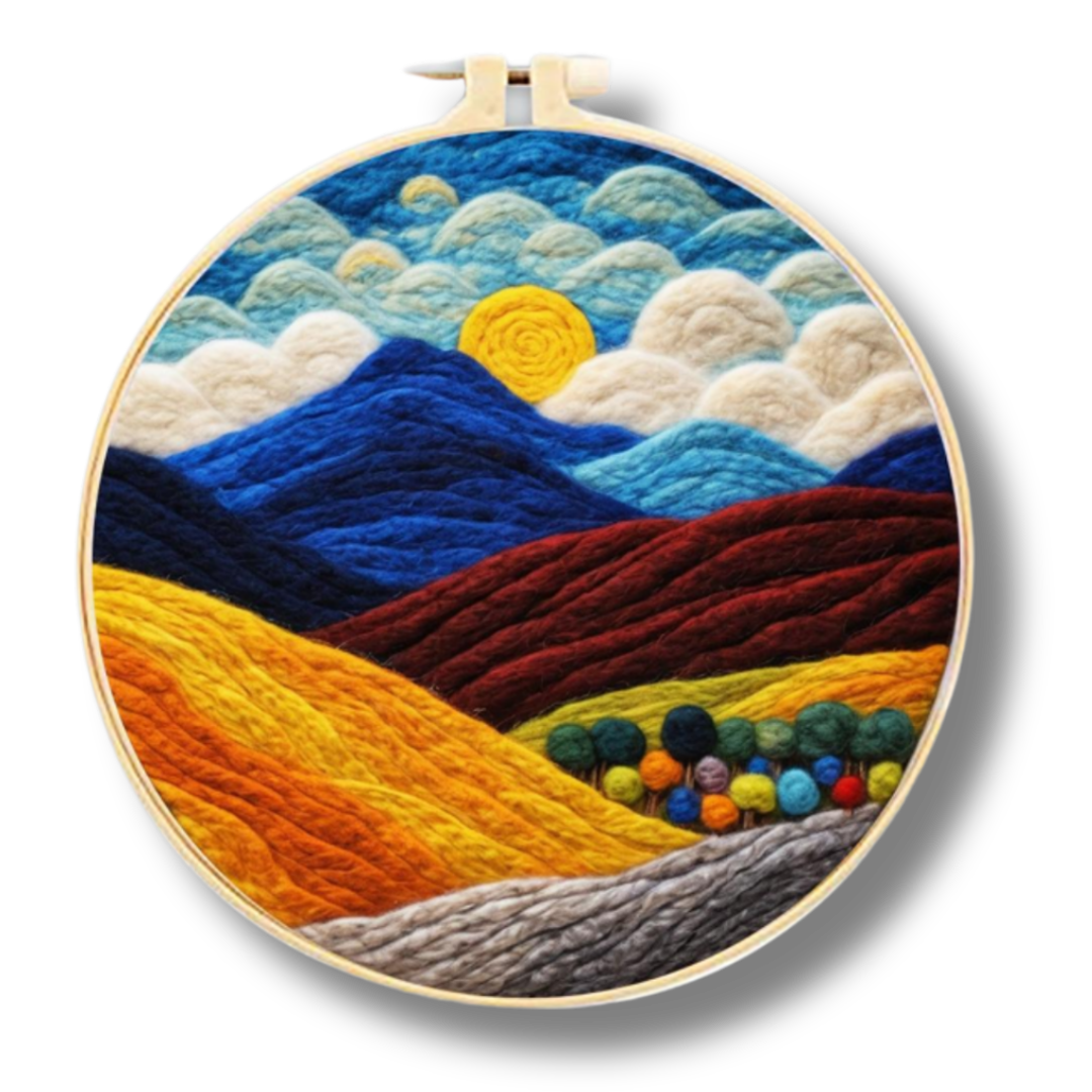 Комплект за рисуване с вълна (felting)