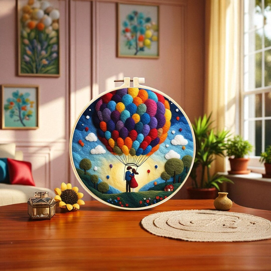 Комплект за рисуване с вълна (felting)