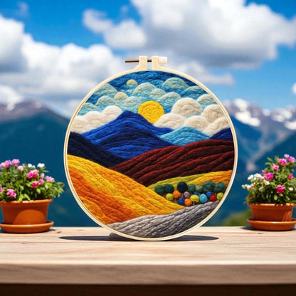 Комплект за рисуване с вълна (felting)
