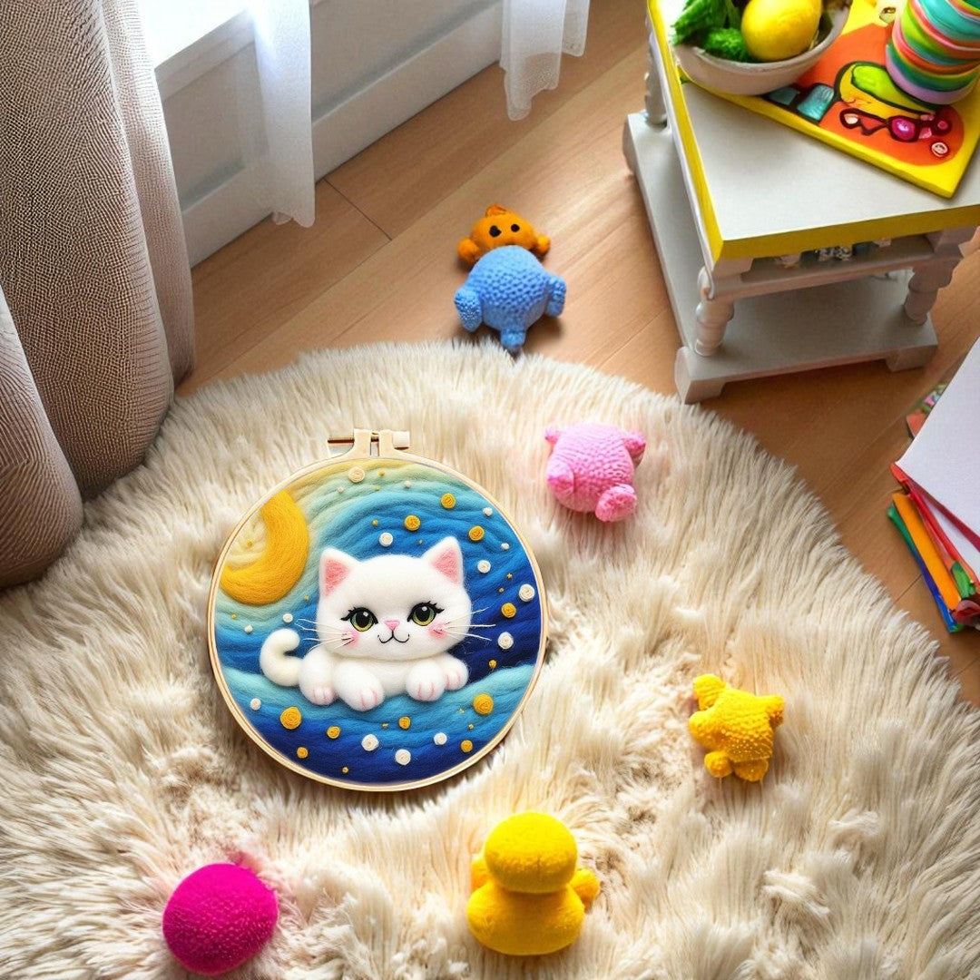 Комплект за рисуване с вълна (felting)