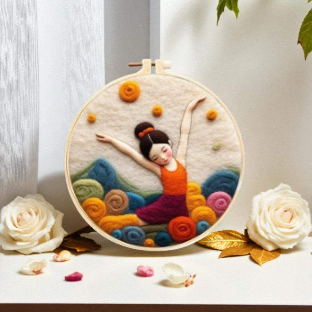 Комплект за рисуване с вълна (felting)
