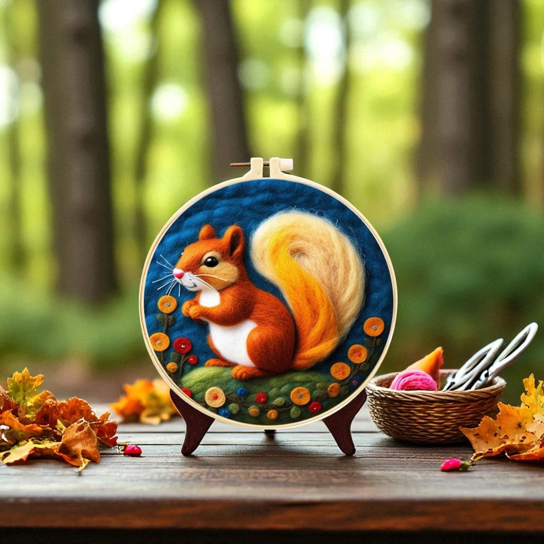 Комплект за рисуване с вълна (felting)