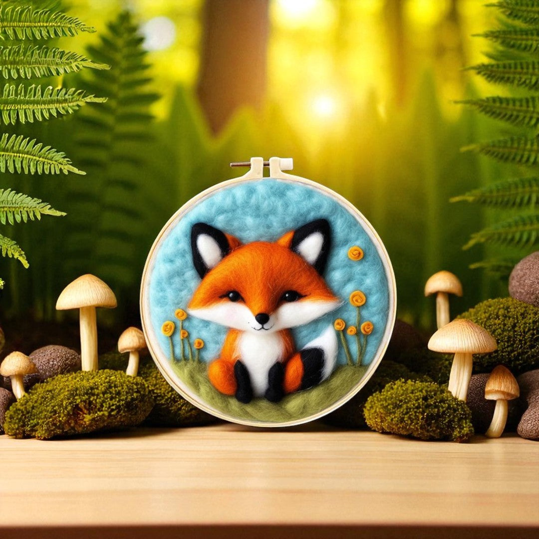 Комплект за рисуване с вълна (felting)