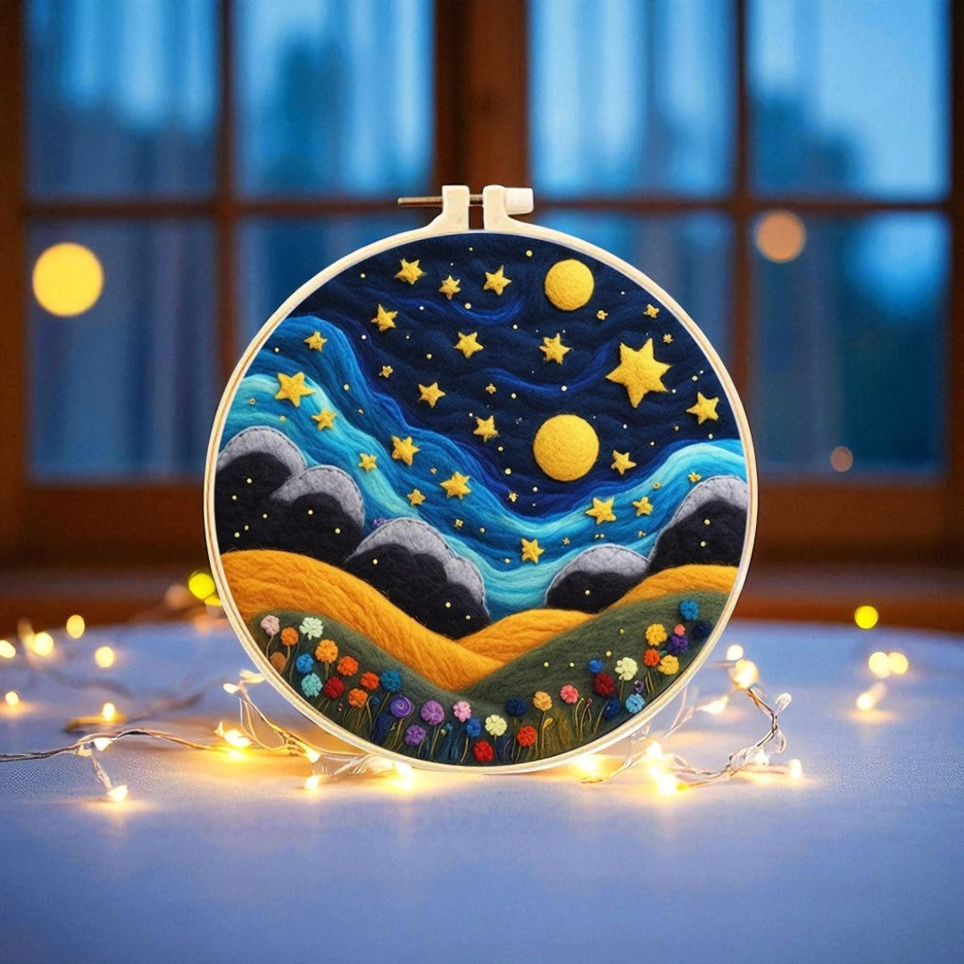 Комплект за рисуване с вълна (felting)